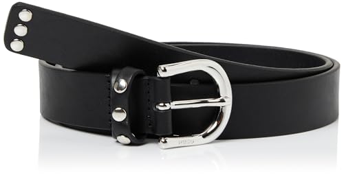 HUGO Nora-Studs_Sz30 Ceinture, Black1, 75 Femme