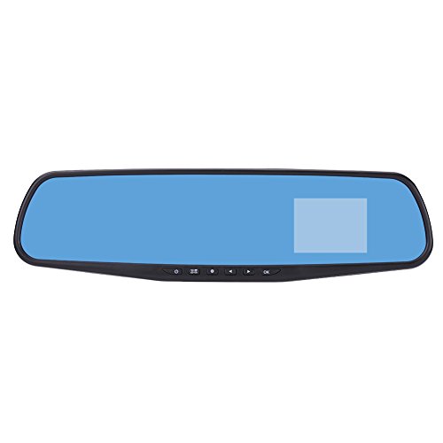 Keenso 2.4 Inch 1080P Ultra HD 120° Wide Angle Lens Car DVR Camera Rearview Mirror Dash Cam Video Recorder Camcorder w/Motion Detection 32GB