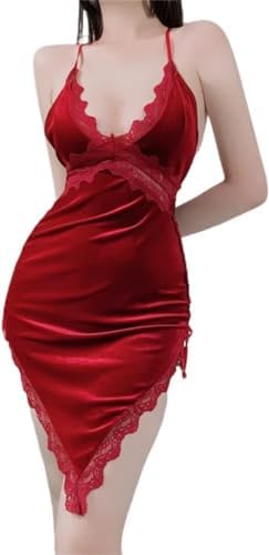 Womens Sexy Costume Outfit Babydoll Lingerie Cosplay Sets Nurse School Girl  Uniform French Maid Bedroom Clothes Mesh Sleepwear Tight Nightwear (A Red)  price in Saudi Arabia | Amazon Saudi Arabia | kanbkam