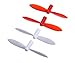 HobbyFlip Propellers Blades Props Propeller Blade Prop Set H111-05 Compatible with Hubsan Nano Q4 H111 6 Pack