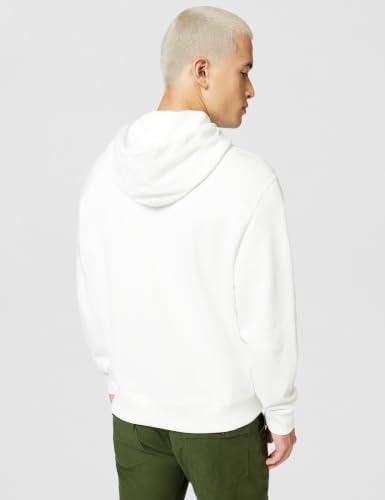 Sweat à Capuche Homme Terry Box Graphic Regular Fit, Blanc (Bright White), M