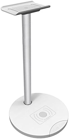 Headphone Stand,Myguru New Bee Headset Stand Headphone Holder Mount Earphone Stand Universal Aluminum Headset Showing Display Hanger for All Size Wired Wireless Headphone (White&amp;Silver)