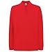 Fruit of the Loom Men's Premium Pique Long Sleeve Polo Shirt
