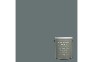 KILZ Magnolia Home by Joanna Gaines Classic Interior Wall, Ceiling, Trim Paint and Primer, Eggshell Finish, 1 Gallon - DUKE GRAY