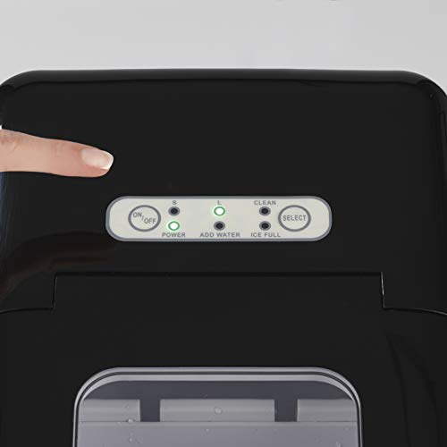 MAXXMEE Eiswürfelmaschine Ice Maker | Eiswürfelbereiter mit 2 Würfelgrößen, 1,8 L Wassertank, kein Wasseranschluss nötig… – Bild 8