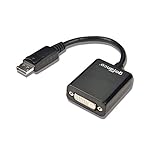 gofanco DisplayPort to DVI Adapter - Black Male to Female for DisplayPort Enabled Desktops and Laptops to Connect to DVI Displays
