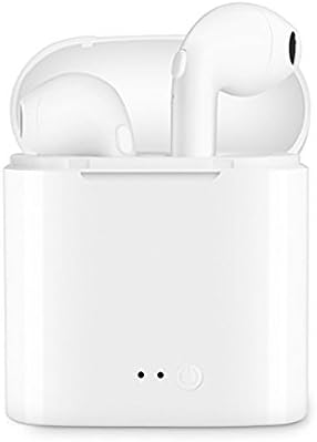Bluetooth earbuds, Anicle Wireless headphones Stereo Earphone Earpiece Cordless Sport Headsets for iPhone 6 / 6s / 6s Plus / 7 / 7 Plus / X, Android, Samsung, Galaxy with Charging Case-White