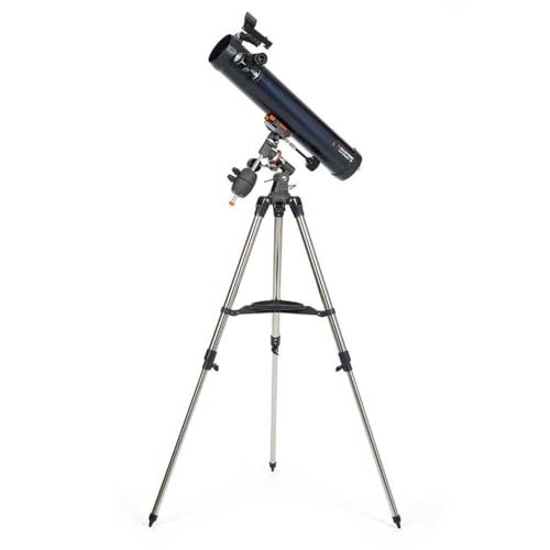 Celestron 31035 AstroMaster 76EQ Newtonian Reflector Telescope, Dark Blue