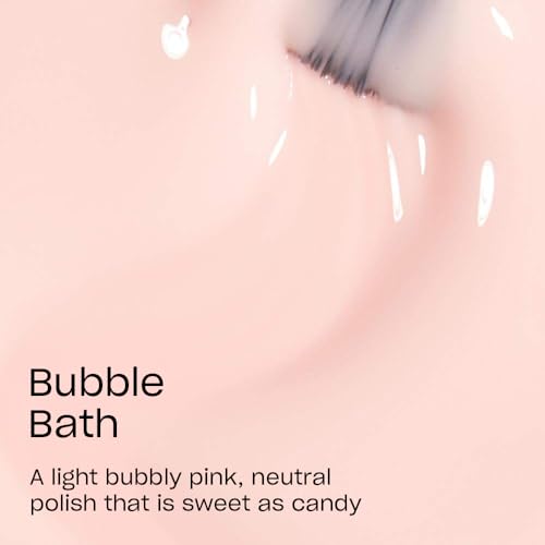 OPI Nail Lacquer Bubble Bath | Sheer Nude Pink Crème Chip Resistant Nail Polish | Vegan, Fast Drying, Streak Free - Image 3