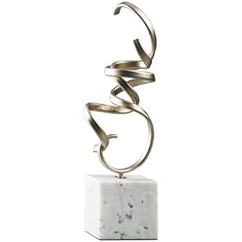 Ashley Furniture Signature Design - Pallaton Accent Sculpture - Contemporary - Champagne/White