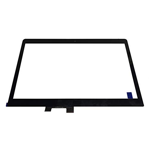 FirstLCD 17.3" Touch Screen Replacement Compatible for (HP) Hewlett-Packard Envy 17T-U100 17T-U110 17T-U200 Digitizer Glass Panel Sensor Lens (Black Cable)