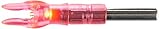 Nockturnal-S Lighted Nock for Arrows with .244 Inside Diameter Including Carbon Tech, Victory, Carbon Impact, Carbon Revolution, Easton, Beman and PSE Brands - Pink 3-Pack
