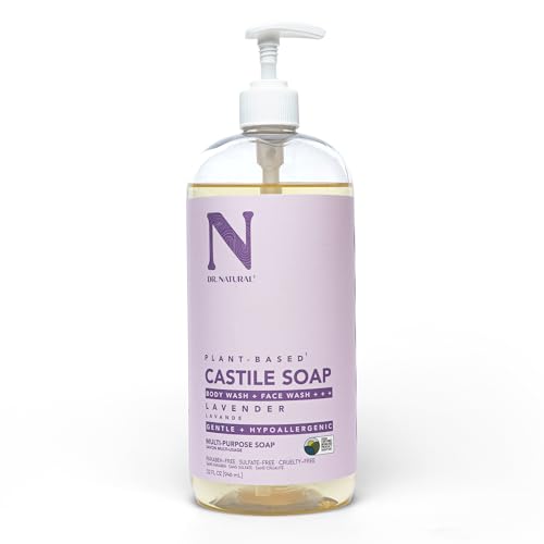 Dr. Natural Castile Liquid Soap - Multi-Use Body Wash, Shampoo... 31hD6zzOImL