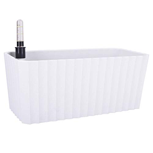 Compare Price rectangular plastic plant pots on