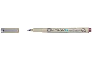 SAKURA Pigma Micron PN Pen, 0.4â€“0.5 mm Line Width, Blue/Black (XSDK-PN-243)