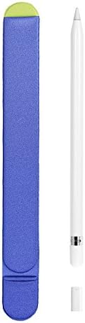 Kintie Apple Pencil Holder Sticker, Anti-skid Close-Fitting Case Elastic Stylus Pocket Compatible with iPad Pro 9.7, iPad Pro 10.5 &amp; iPad Pro 12.9 Cases, Blue