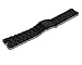 XIEMIN 22mm Stainless Steel Watch Band Strap Bracelet for Motorola Moto 360 1st gen Smart WatchFree Screen Protector and Spring Bar Jeweler Tools (Black)