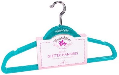 Glitter Hanger I (Set of 6) Color: Turquoise