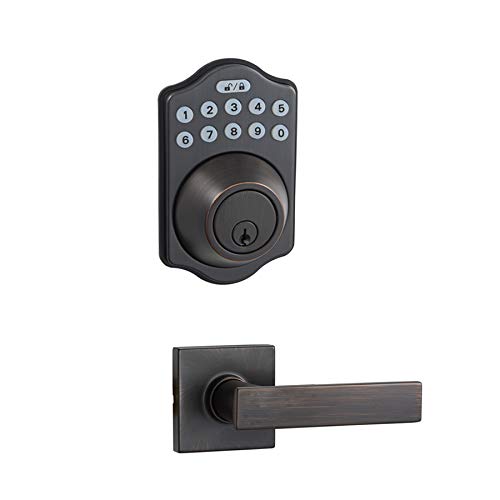 Amazon Basics Traditional Electronic Keypad Deadbolt Door Lock with