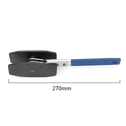 Brake Caliper Press,TUTOOLS Car Brake Caliper Ratcheting Piston Spreader Press Tool,Wrench Spreader Tools with 2 pcs Steel Plates,360 Degree Ratchet Swing(Blue) - Thumbnail 3