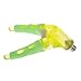 CUTICATE Fishing Rod Butt Rest Grip Rod Pod Holder Head Y-Shape, Built-in Lights, Attract All Kinds of Fish - Yellow