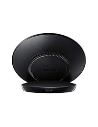 Samsung Qi Certified Fast Charge Wireless Charger Stand (2018 Edition) - Versión de EE. UU. (Certificado Reacondicionado), soporte 2018, negro