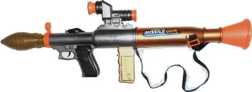 Toy Gun: Electronic Battery Operated Toy Grenade Launching Bazooka