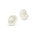 UnCommon Artistry® 14kt Gold Primo Silicone Grip Earring Backs (2) (White Gold)