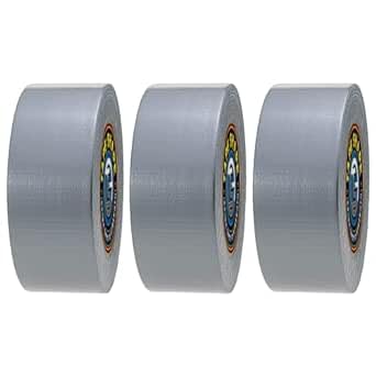 4All Duct Tape 48mmx50m (Silver, Pack of 3)