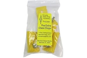 Morton Extra Glass Stops – 5-Pack Precision Size Savers for Glass Cutting Projects – Repositionable Stops for Consistent Meas