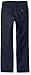Nautica Big Boys' Uniform Flat Front Pant, Navy, Small/8
