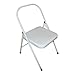 Ananda White Backless Yoga Chair, Backbender-Ready, Extended Base Flexibility and Strength Training Tool
