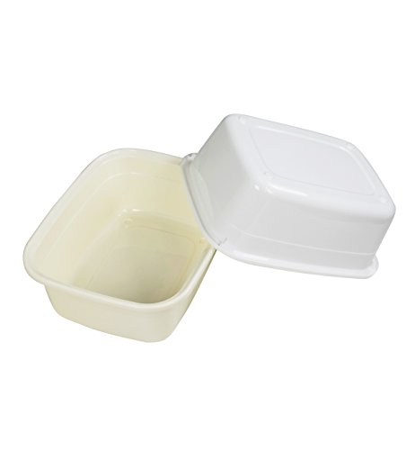 HOMMP Rectangular Plastic Dishpan/Wash Basins, 4 Pack