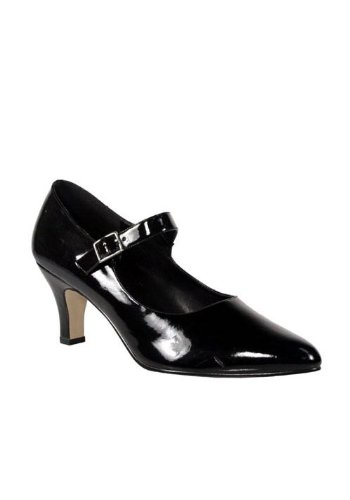Pleaser Women's Divine-440 Mary Jane Pump,Black Patent,14 M US