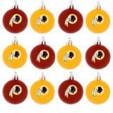 NFL Ball Ornament (Set of 12) NFL Team: Washington Redskins