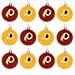 NFL Ball Ornament (Set of 12) NFL Team: Washington Redskins