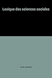 Image de Lexique des sciences sociales