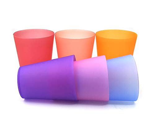 32-ounce and 18-ounce Plastic Tumblers/Drinking Glasses/Party Cups/Iced Tea Glasses Set of 12,6 Assorted Colors| Unbreakable, Dishwasher Safe, BPA Free - Thumbnail 2