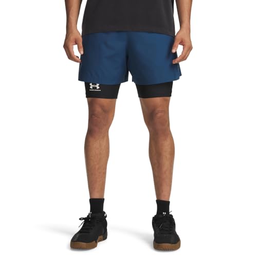 Under Armour Men's Tech Woven 5-inch Shorts, (498) Wham Blue / / Black, Small