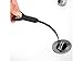 Drain Snake by Northfall Direct - Sink and Drain cleaning unclog remover (Black 7 Pack)