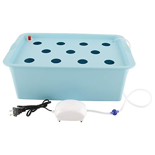 Homend Indoor Hydroponic Grow Kit with Bubble Stone, 11 Plant Sites