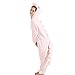 Afoxsos Women's Pink Dinosaur Onesie Adult Pajamas Cosplay Costume ,Size M ,Pink Dragon