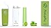 Hydracy Fruit Infuser Water Bottle - 25 Oz Sports Bottle with Full Length Infusion Rod and Insulating Sleeve Combo Set + 27 Fruit Infused Water Recipes eBook Gift - Lime Green