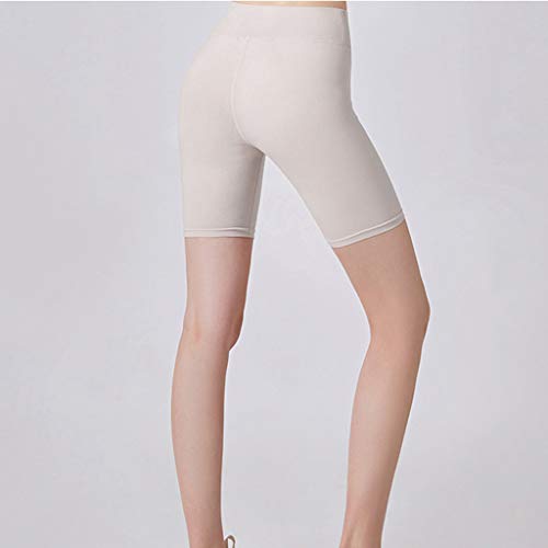 TOTOD Leggings for Women 1/2 Length Over-Knee Crop Shorts Active Sport Fitness Slim Fit Casual Pants Gray - Thumbnail 2
