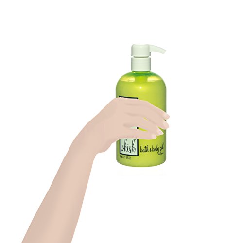Whish Lemongrass Bath & Body Gel - Sulfate & Dye Free, Moisturizing and Gently Cleansing - 13 oz