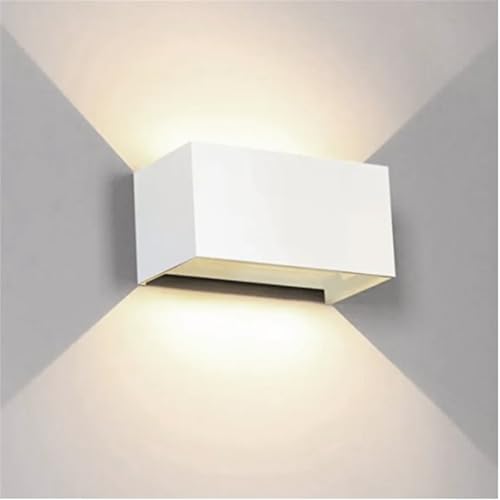 Voltix 24W LED Wall Light, IP65 Waterproof, Outdoor Wall Light Adjustable Beam Light, Indoor/Outdoor Wall Lamp for Home and Garden (Natural Light – 4000 K, White)