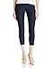 Hue Women's Essential Denim Capri, Deep Indigo Wash, M