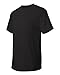 Hanes Tagless 100% Cotton T-Shirt with Pocket Black Medium