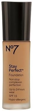 No7 Stay Perfect Foundation Wheat Wheat Brand New 30ml