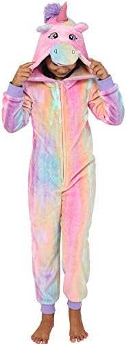 Loungeable Kids Luxury Rainbow Unicorn Onesie Or Robe